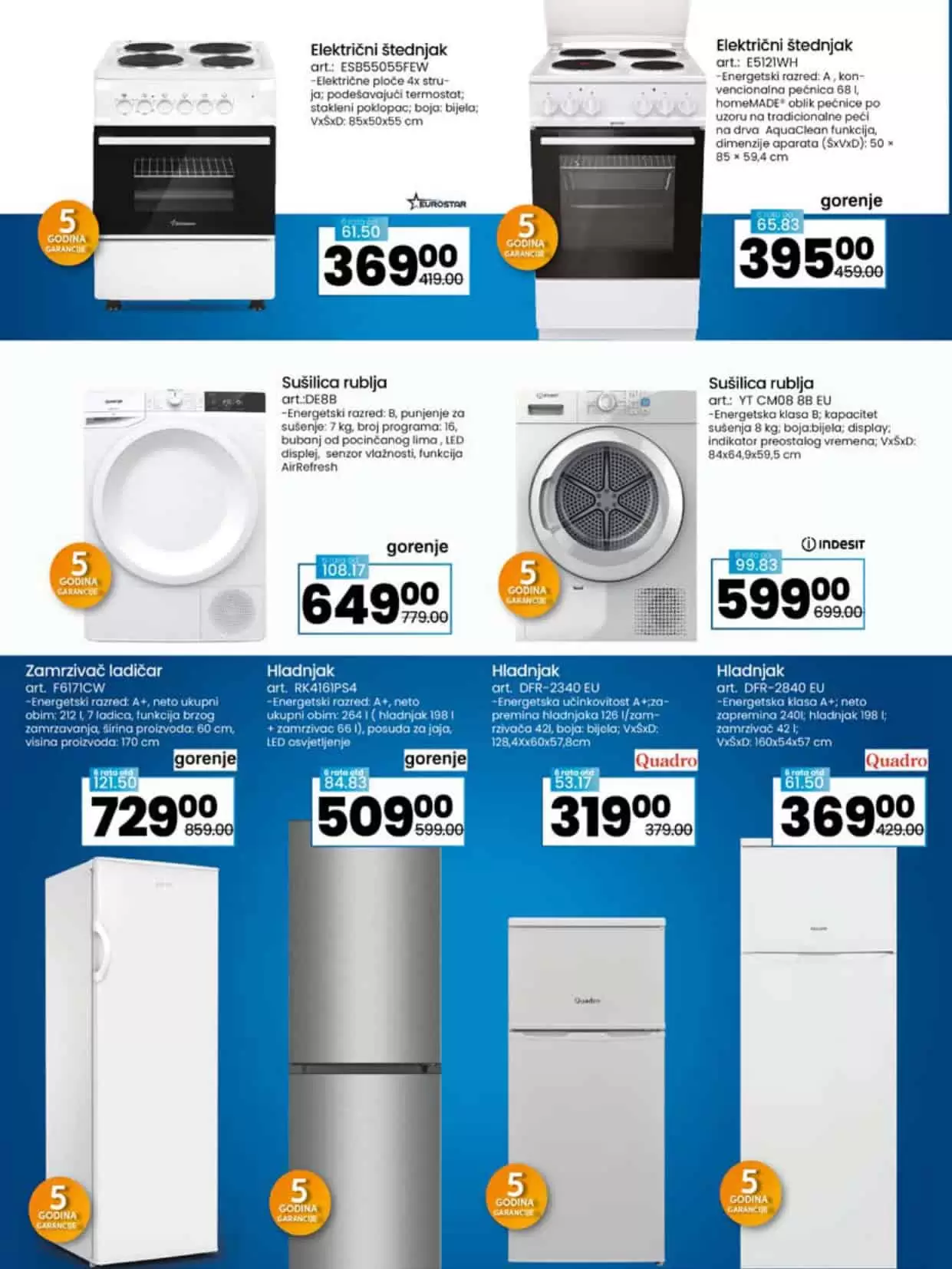 frizider, hladnjak gorenje, hladnjak quadro, hladnjak gorenje cijena, frizider gorenje cijena, frizider gorenje akcija