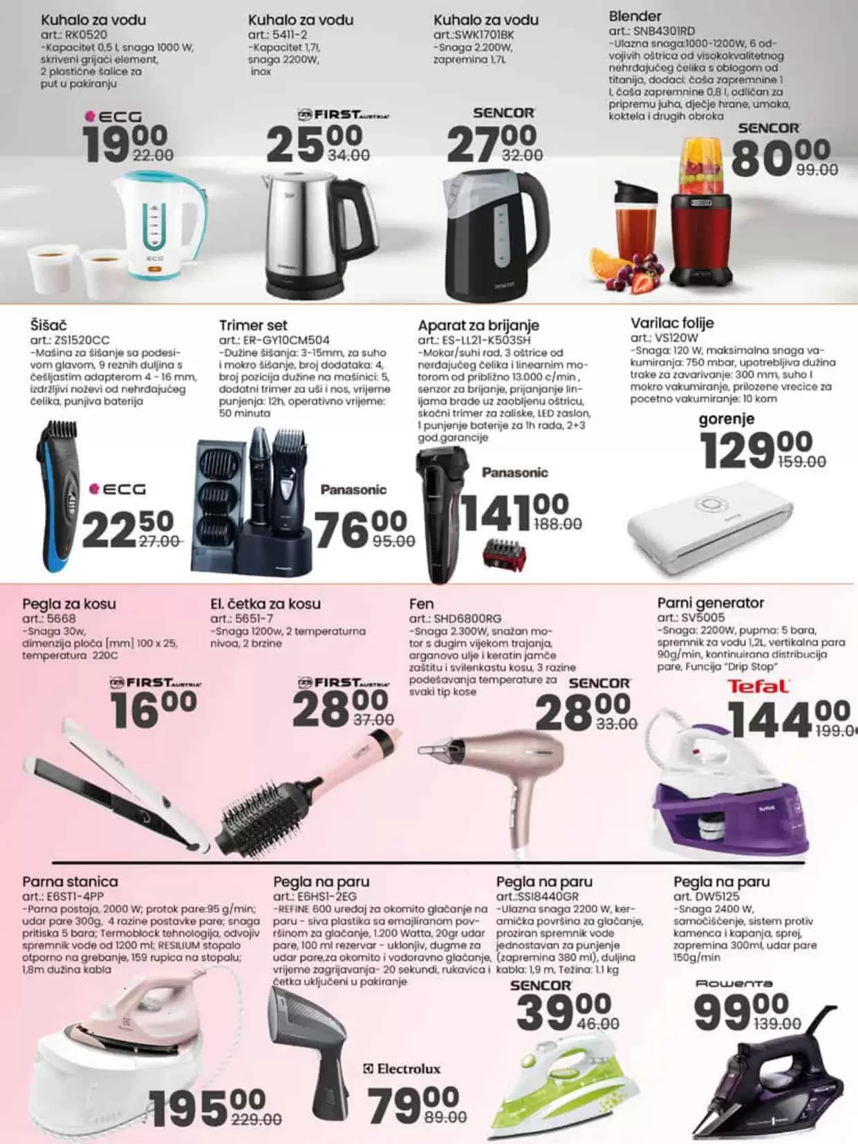 elektricna cetka za kosu, pegla za kosu, kuhalo za vodu, kuhalo za vodu cijena, kuhalo za vodu akcija, 