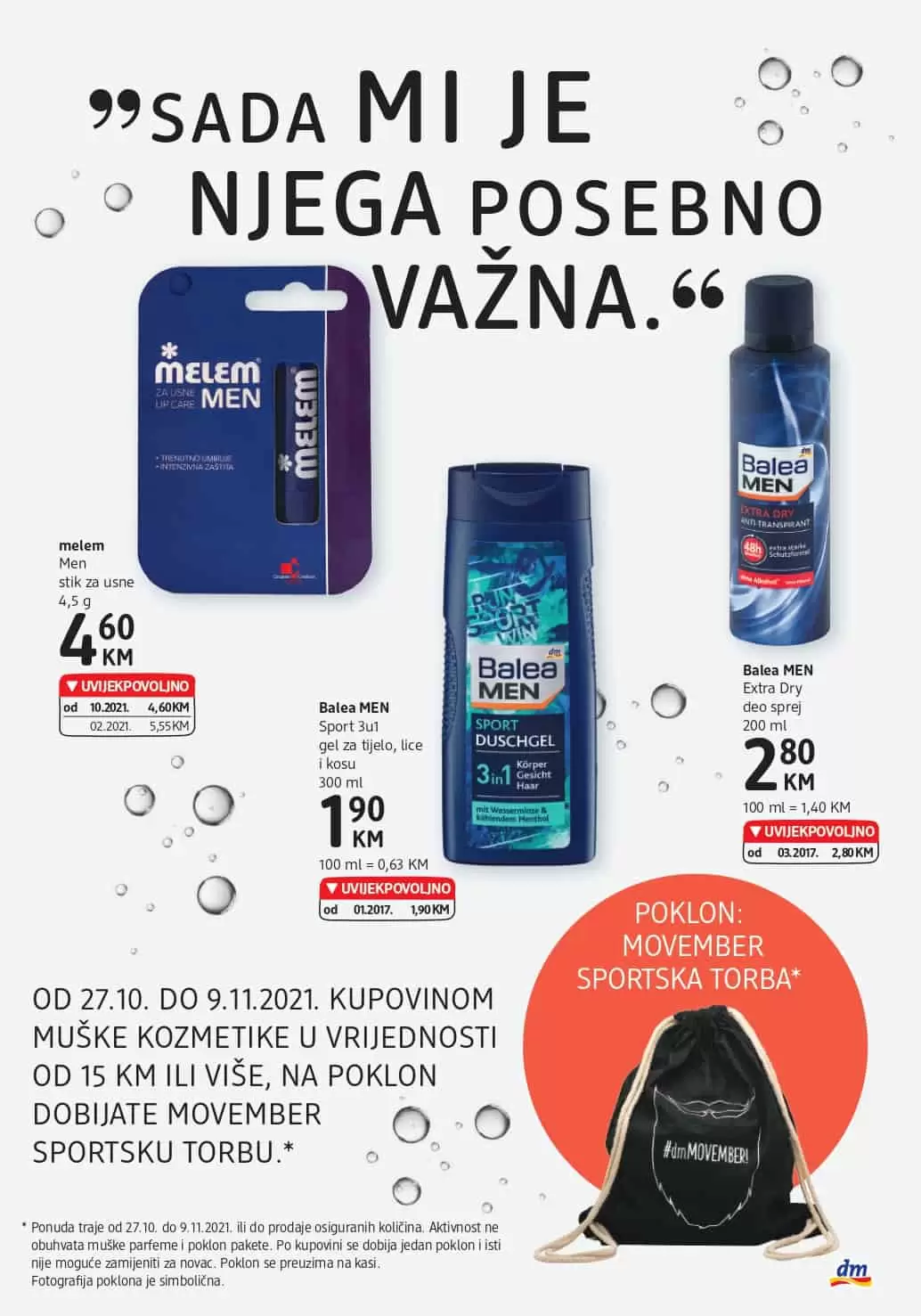 Balea MEN, Balea MEN sprej, Balea MEN deo, Balea MEN melem, Balea MEN gel za tusiranje