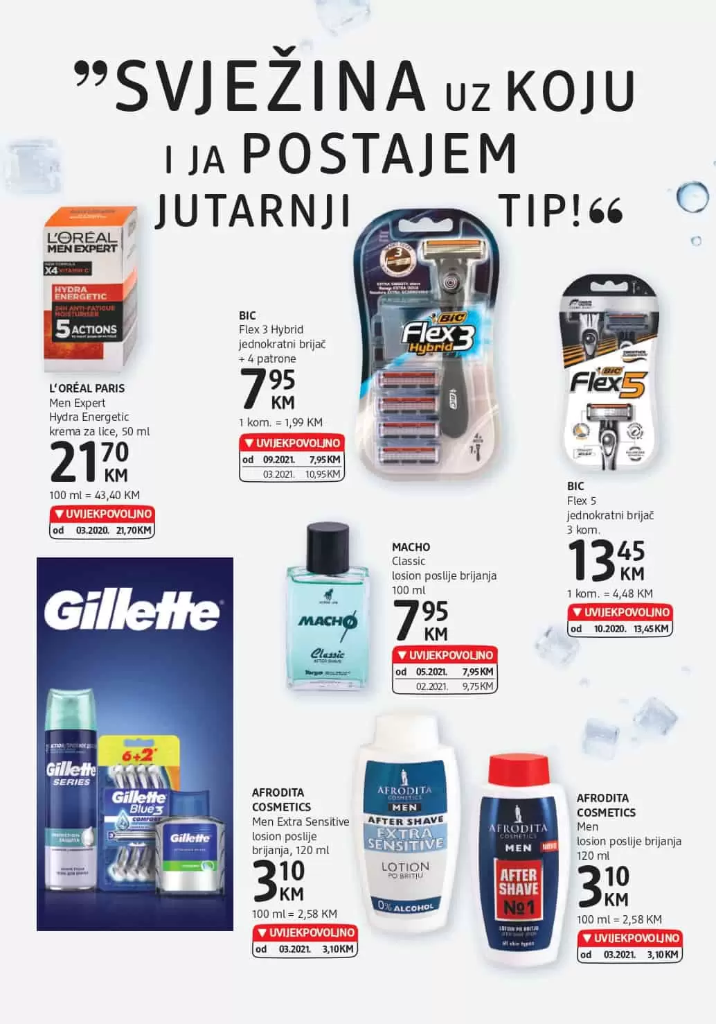 L‘ORÉAL PARIS Men Expert Hydra Energe, krema za lice za muskarce, muska krema za lice