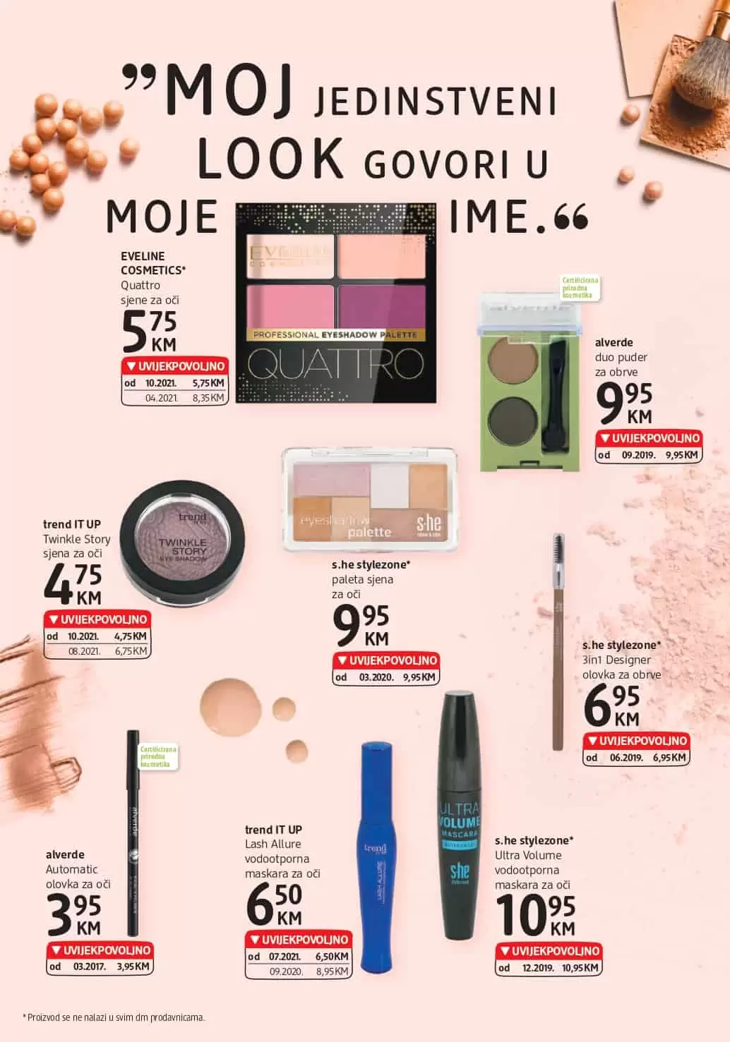 EVELINE COSMETICS sminka, trent it up, 