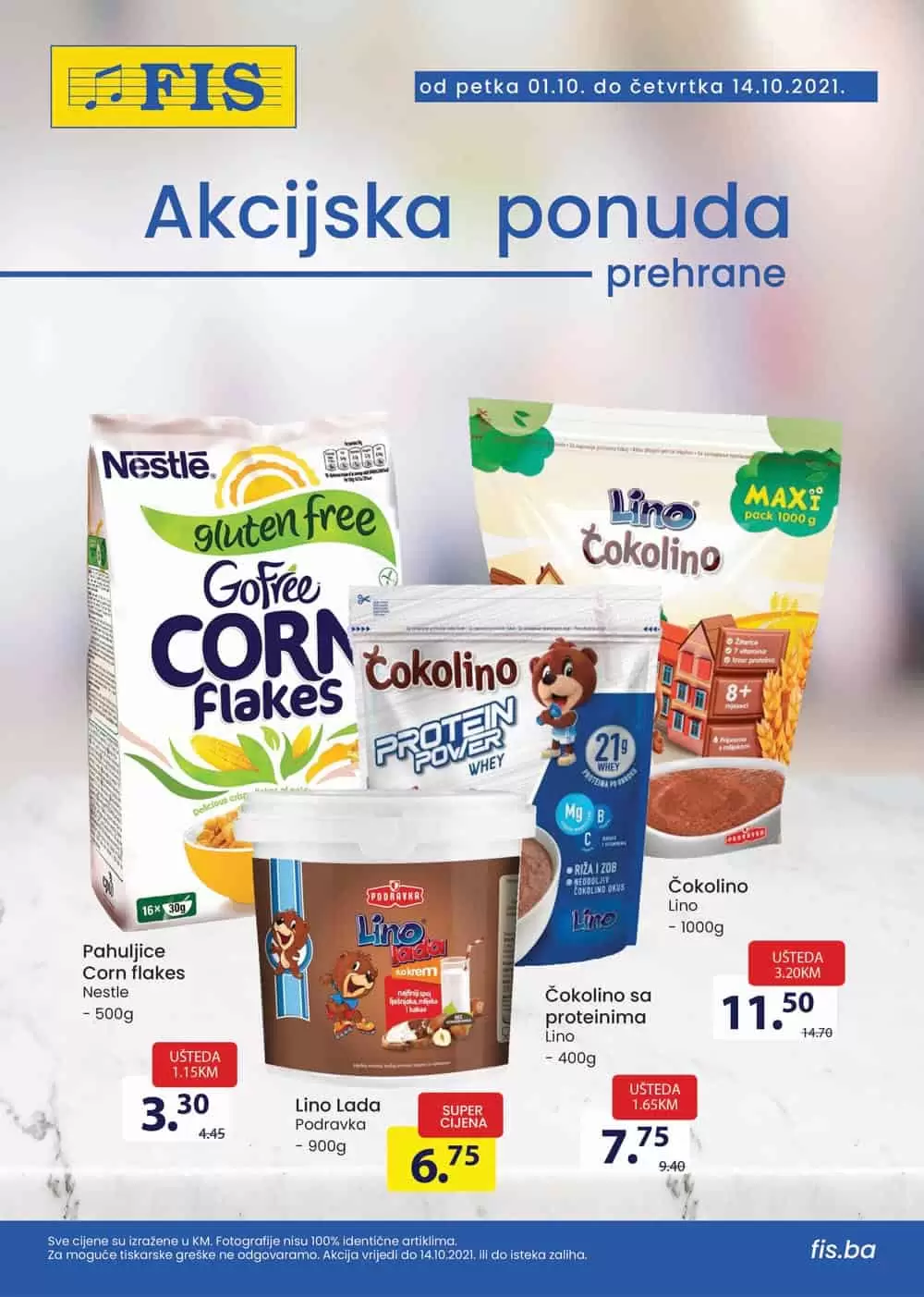 cookolino cijena, cokolino akcija, cokolino fis, lino namaz,