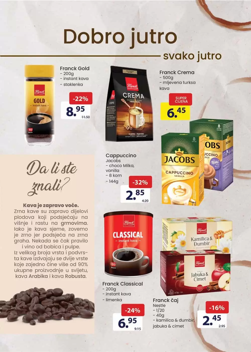 jacobs kafa, kafa fis, kafa cijena, kafa akcija, 