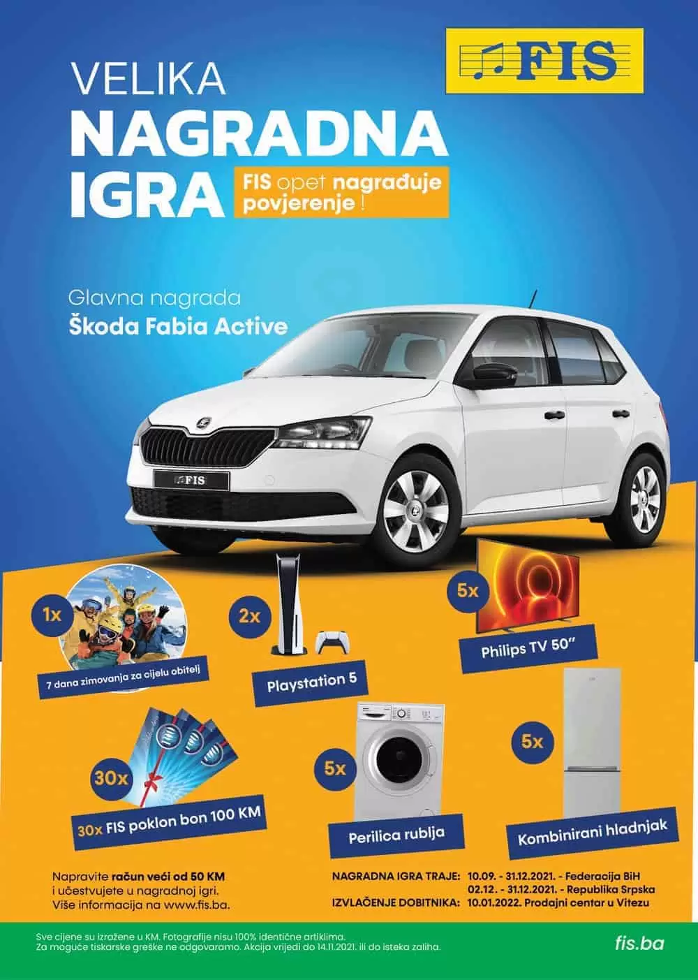 nagradna igra, osvoji auto. 