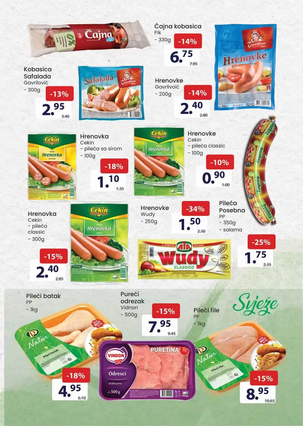 hrenovke, hrenovke cekin, hrenovke cekin cijena, hrenovke cekin akcija, hrenovke cekin 