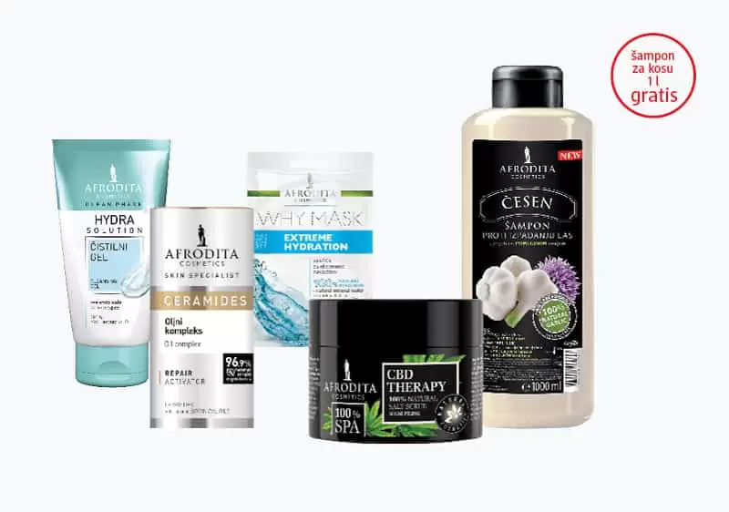 AFRODITA COSMETICS šampon za kosu, češnjak, afrodita sampon od luka cijena, afrodita sampon cijena