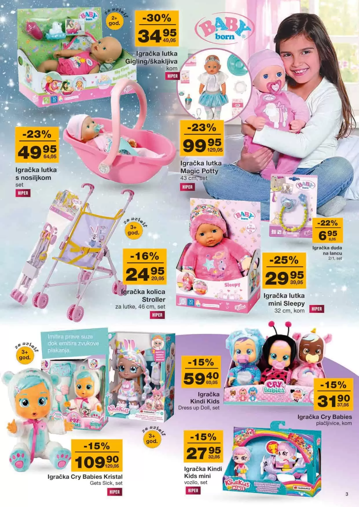 igracka cry babies, lutke za djecu, igracka beba, igracke za djecu, kolica za lutke, lol lutkice, lol surprise, lol na snizenju, 