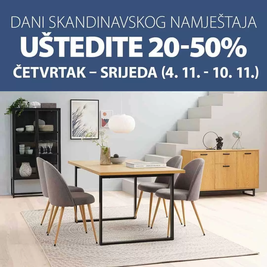 Jysk akcijski katalog. letak. snizeno. snizenje. popust. usteda. usteda novca.