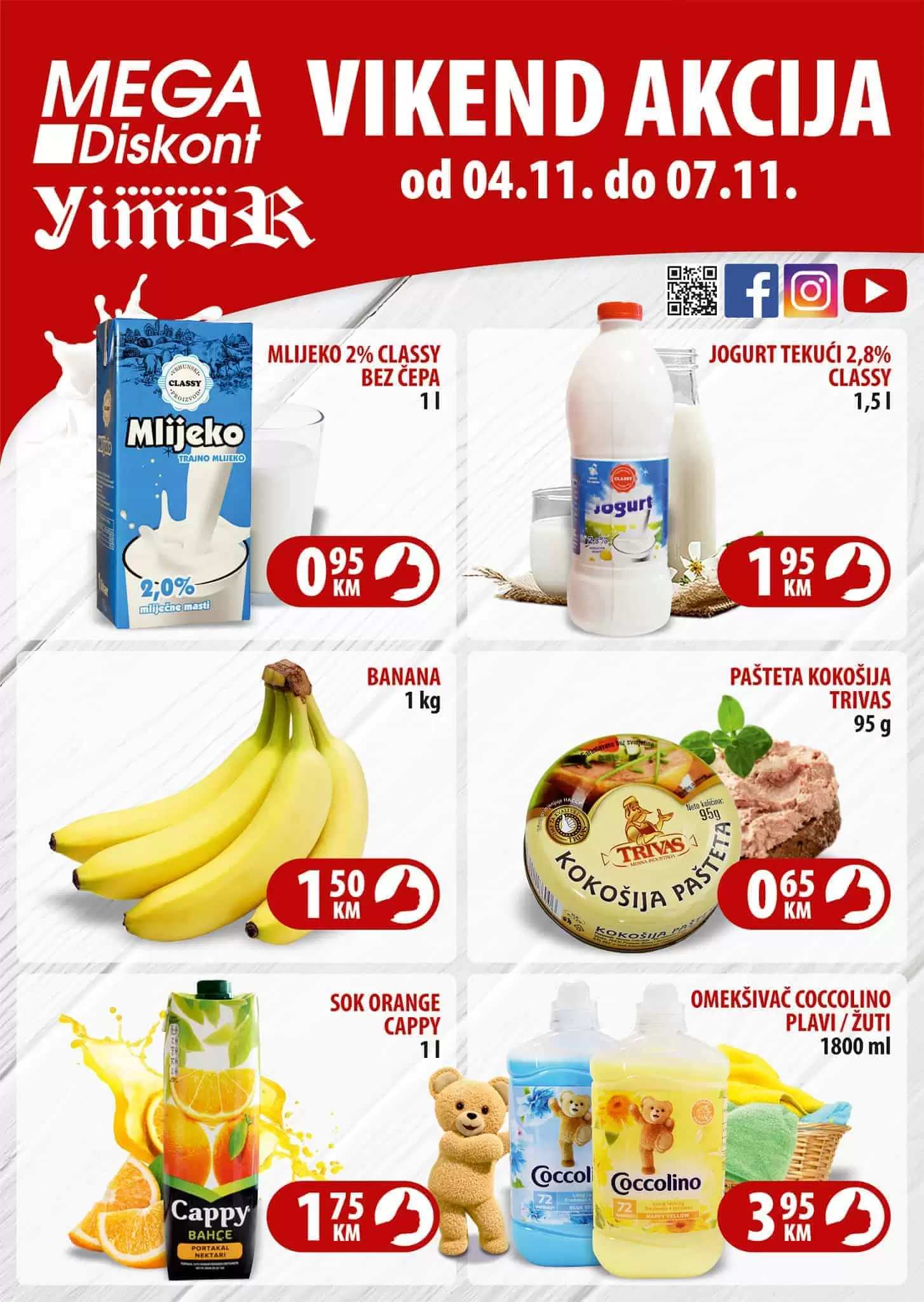 banane akcija, banane cijena, banane snizeno