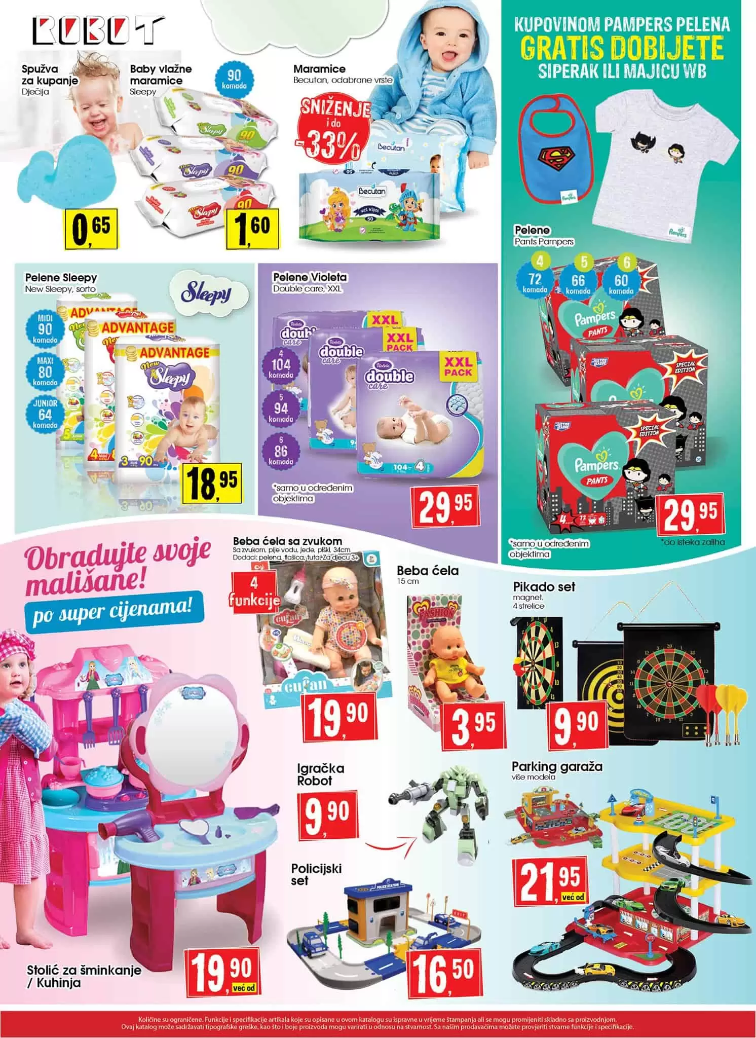 pelene, pelene za bebe, pelene akcija, pelene snizenje, pelene popust, pamper pelene, pampers pelene 3, pampers pelene 4, pampers pelene 5, pampers pelene 6, sleeply pelene robot