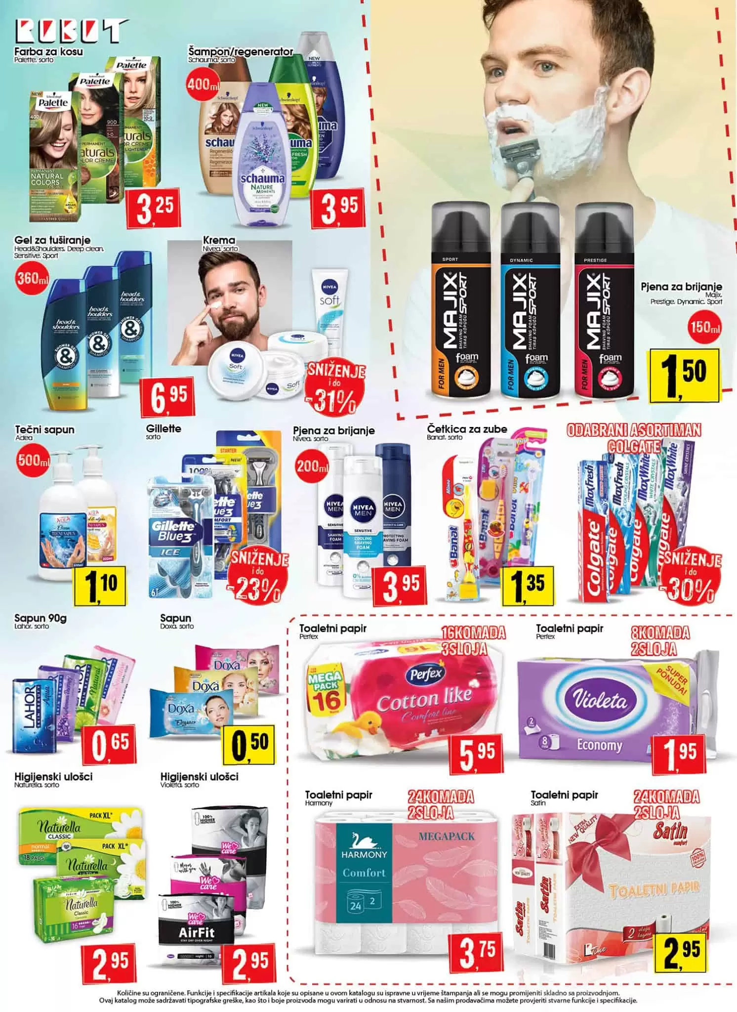 violeta double care pelene poklon uz kupovinu.