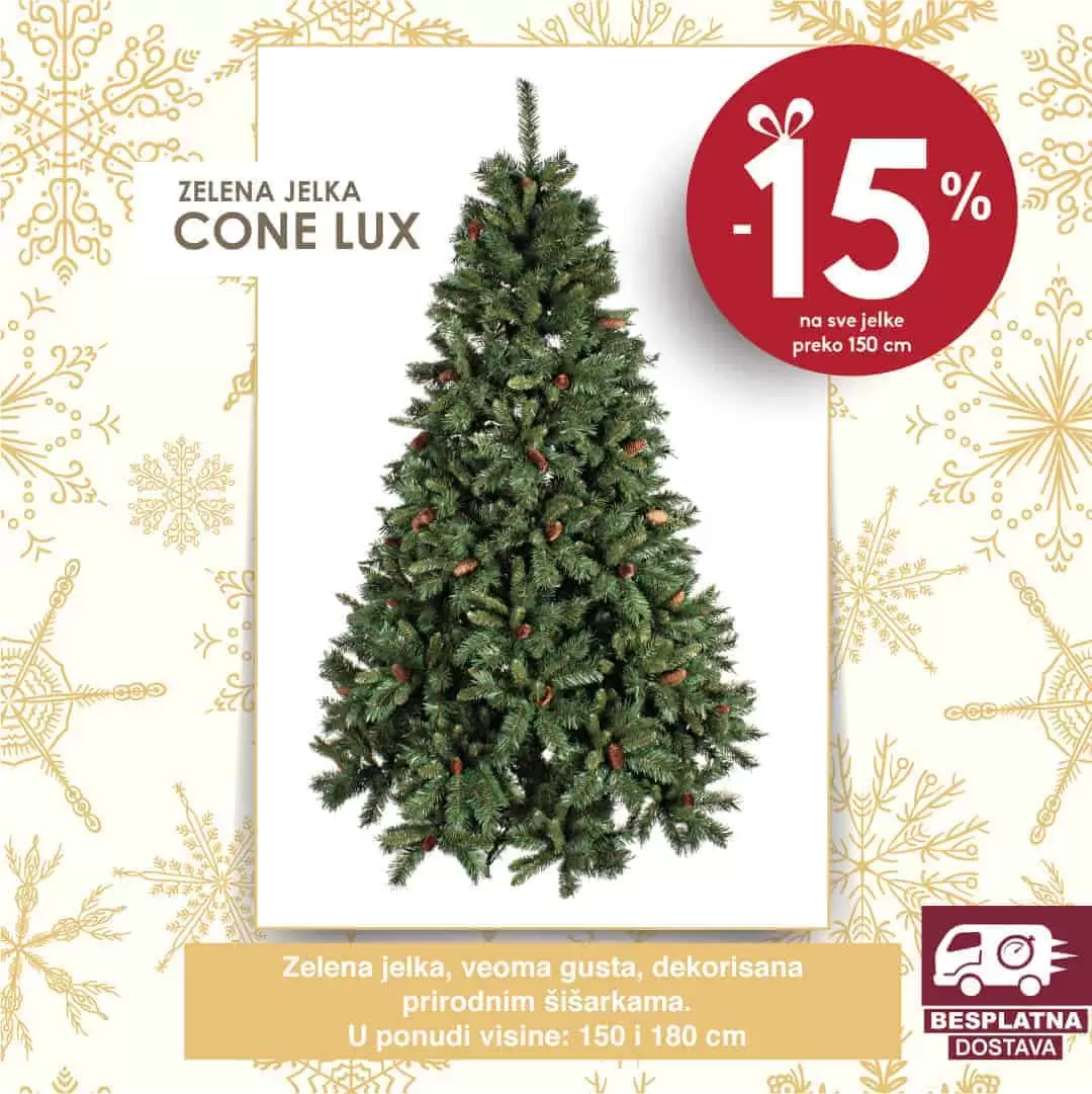 jelke akcija, jelek popusti, jelke snizenja, jelka na akciji, jelka za snijegom, mala jelka, snjezna jelka, zelena jelka, jelka sa sisarkama, 