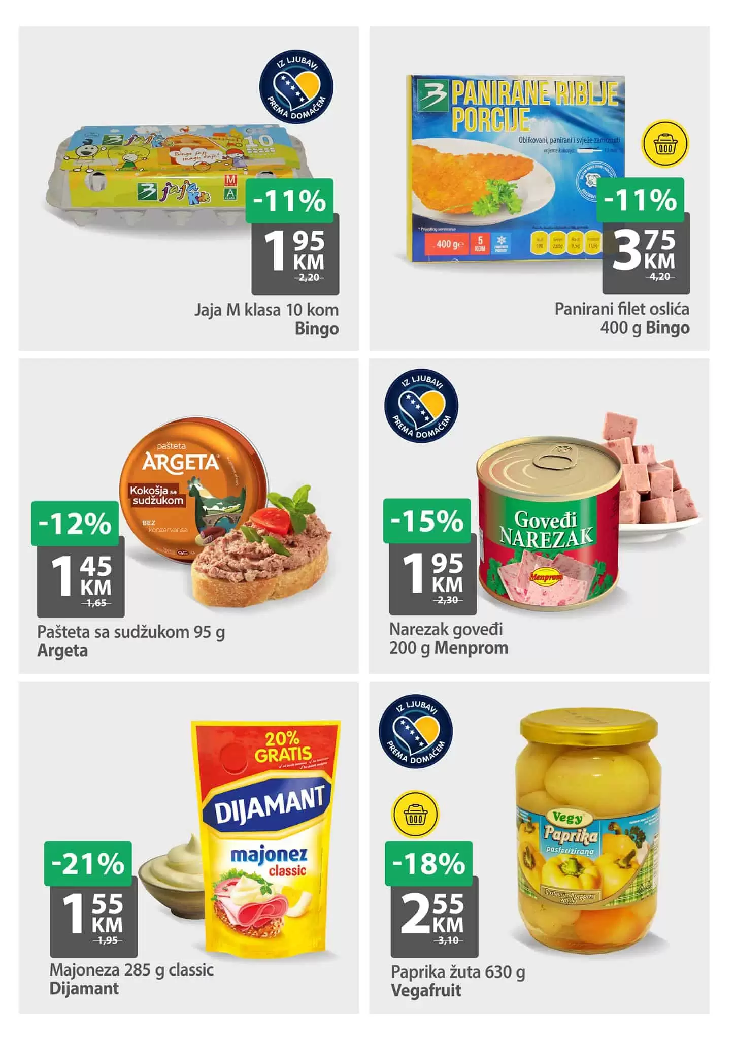 Bingo, Bingo katalog, Bingo akcija, Bingo snizenje, Bingo akcije i katalozi, Bingo vikend akcija, Bingo akcijski katalog, Bingo kataloska akcija, Bingo tuzla, Bingo sarajevo, Bingo zenica, Bingo mostar, Bingo Kralj dobrih cijena, argeta pasteta,