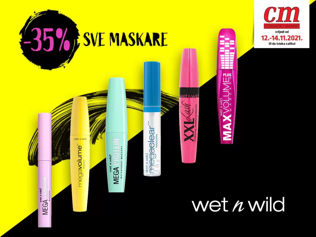 Wet n Wild, Wet n Wild maskare, Wet n Wild snizenje, Wet n Wild akcija, Wet n Wild popust, Wet n Wild katalog
