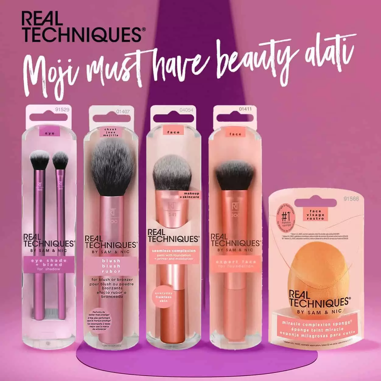 Real Techniques četkice, Real Techniques četkice cijena, Real Techniques četkice akcija, Real Techniques četkice popust