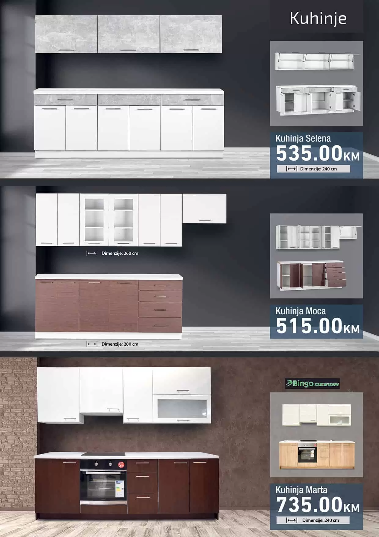 kuhinja, bijela kuhinja, povoljna kuhinja, kuhinja cijena, jeftina kuhinja, kuhinja bingo, kuhinja snizenje, kuhinja akcija