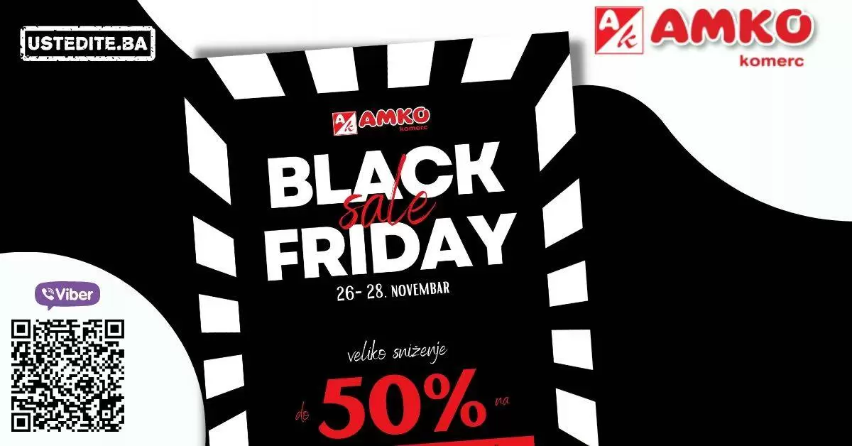 amko, amko black friday, amko crni petak, black friday, black friday snizenje, black friday akcija, black friday 2021, black friday popusti, black friday sarajevo, black friday mostar, black friday banja luka, black friday zenica, black friday tuzla