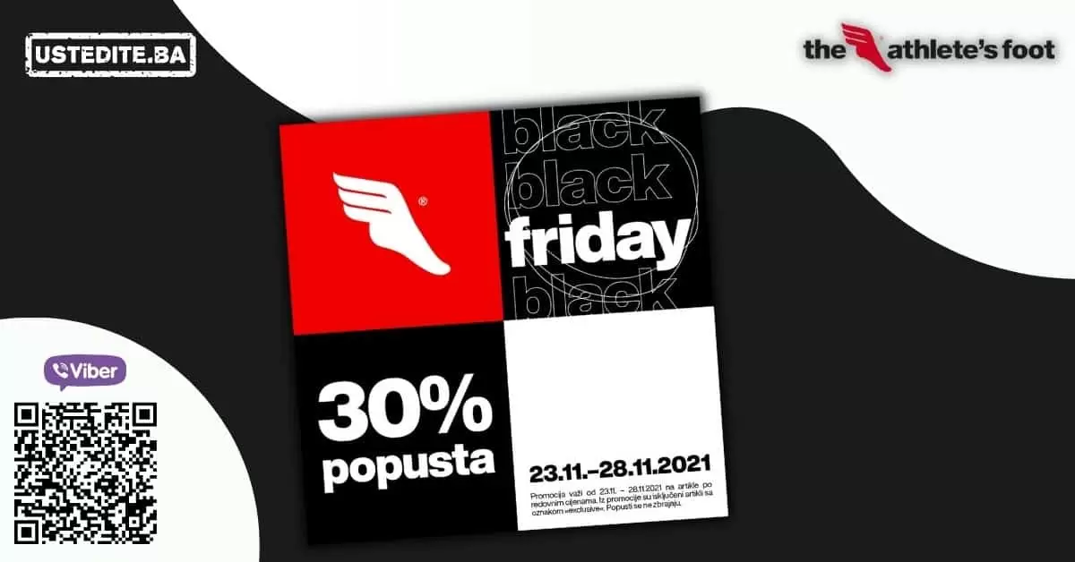 athlete's foot bih, snizenje, , black friday, sportska oprema,