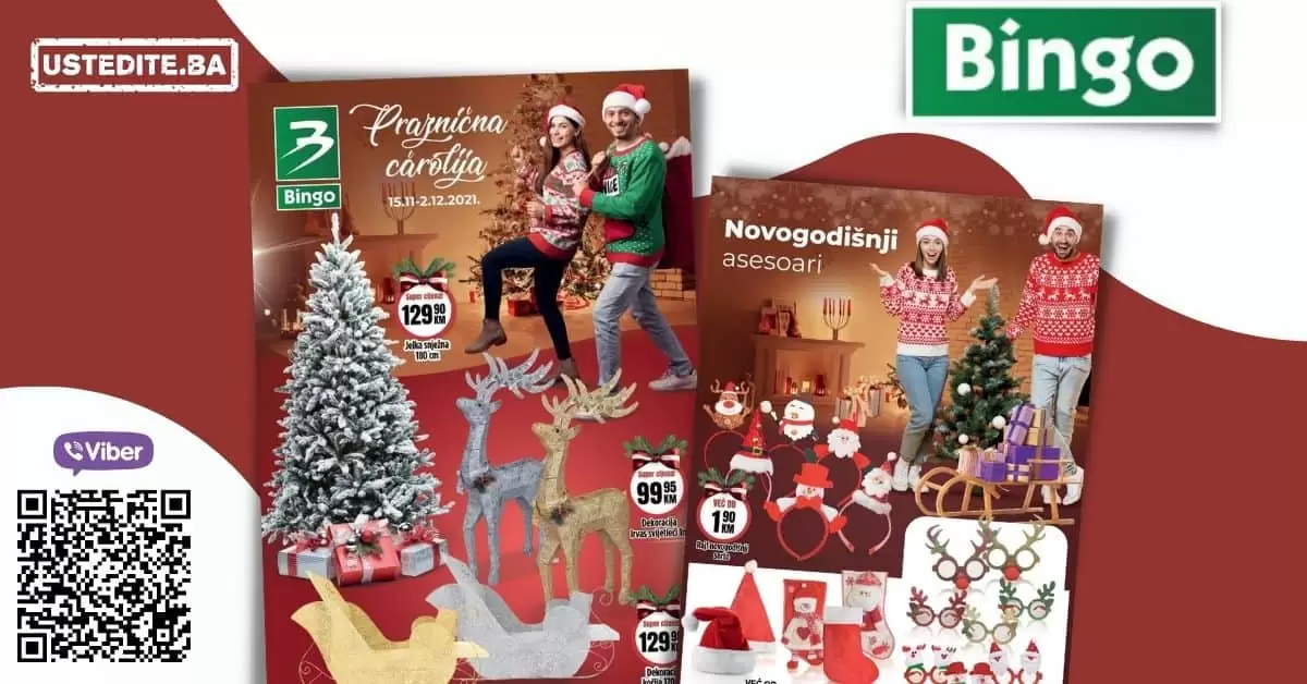 Bingo, Bingo katalog, Bingo akcija, Bingo snizenje, Bingo akcije i katalozi, Bingo vikend akcija, Bingo akcijski katalog, Bingo kataloska akcija, Bingo tuzla, Bingo sarajevo, Bingo zenica, Bingo mostar, Bingo Kralj dobrih cijena, bingo tekstil, bingo odjeca, bingo djecija odjeca, bingo obuca, bingo jelka, binho novogodisnji asortiman, bingo jelen, bingo lampice