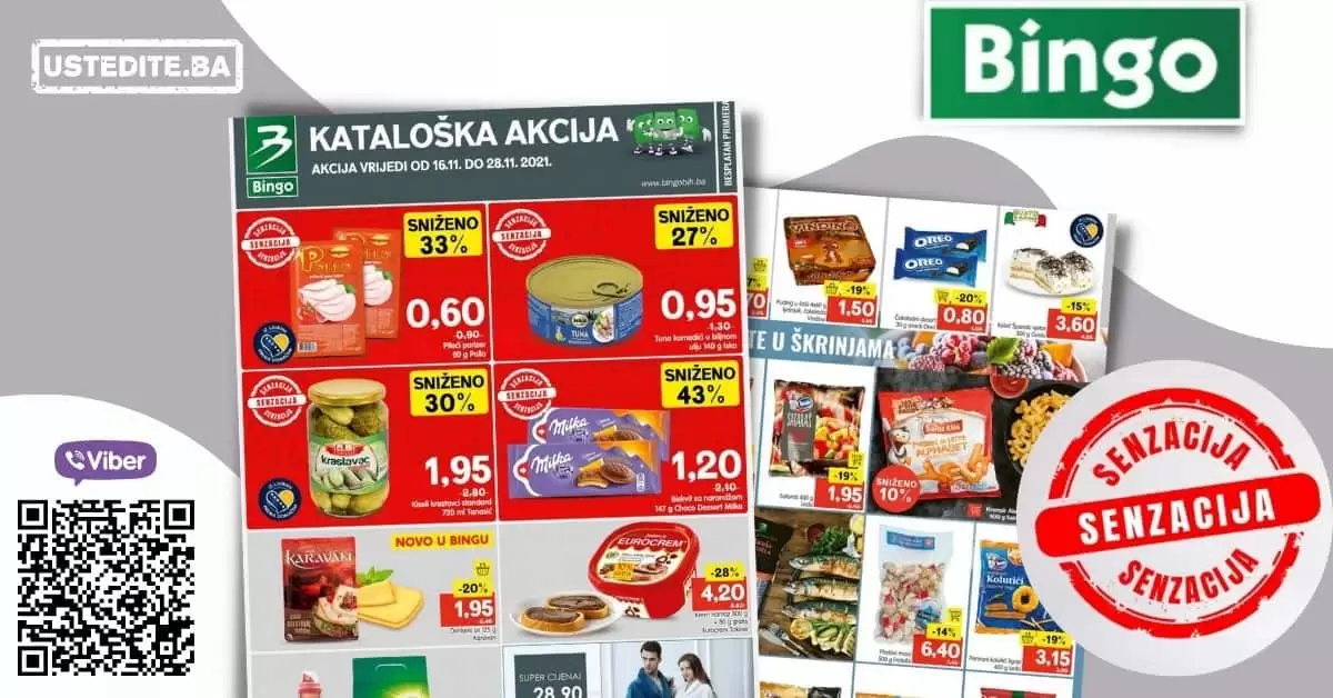 Bingo, Bingo katalog, Bingo akcija, Bingo snizenje, Bingo akcije i katalozi, Bingo vikend akcija, Bingo akcijski katalog, Bingo kataloska akcija, Bingo tuzla, Bingo sarajevo, Bingo zenica, Bingo mostar, Bingo Kralj dobrih cijena,