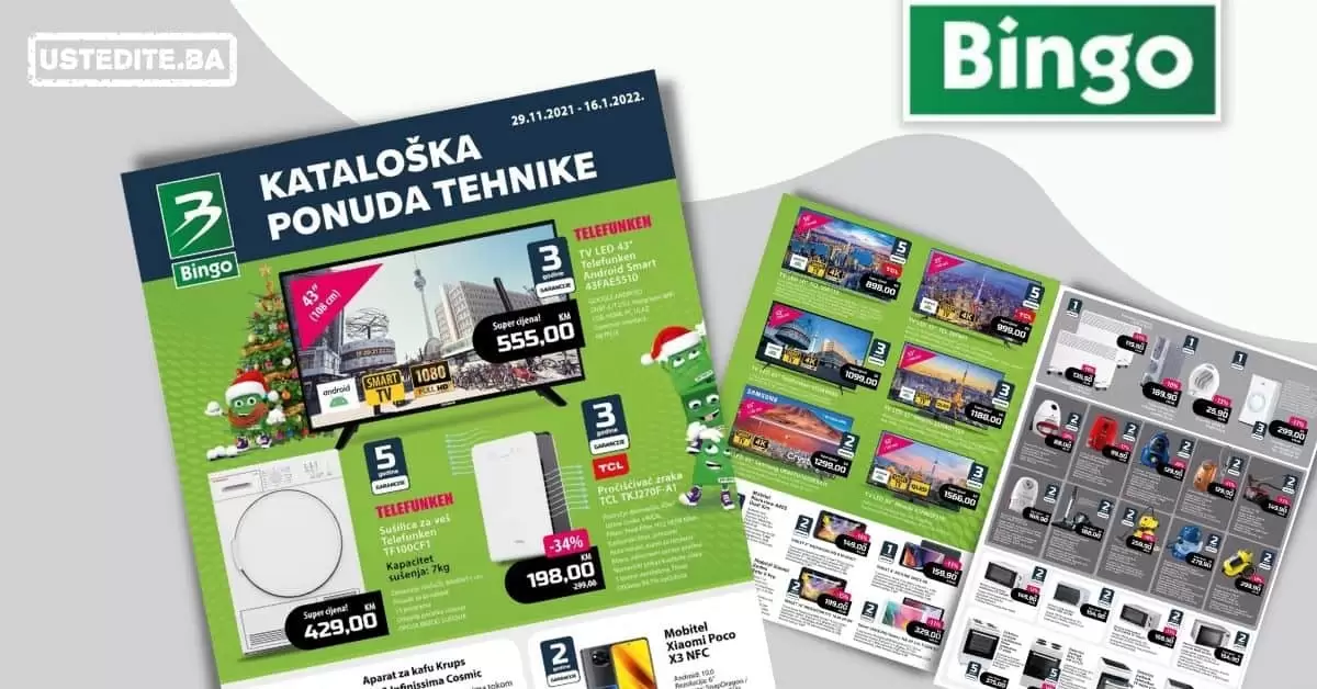 tv bingo, bingo tehnika, bingo, bingo akcija, bingo popust, bingo katalog, bingo vikend akcija, bingo snizenje, katalozi i akcije, akcije bih, katalozi bih , bingo katalog tehnike, tv, televizor, televizor akcija, televizor snizenje, televizor popust, smart tv