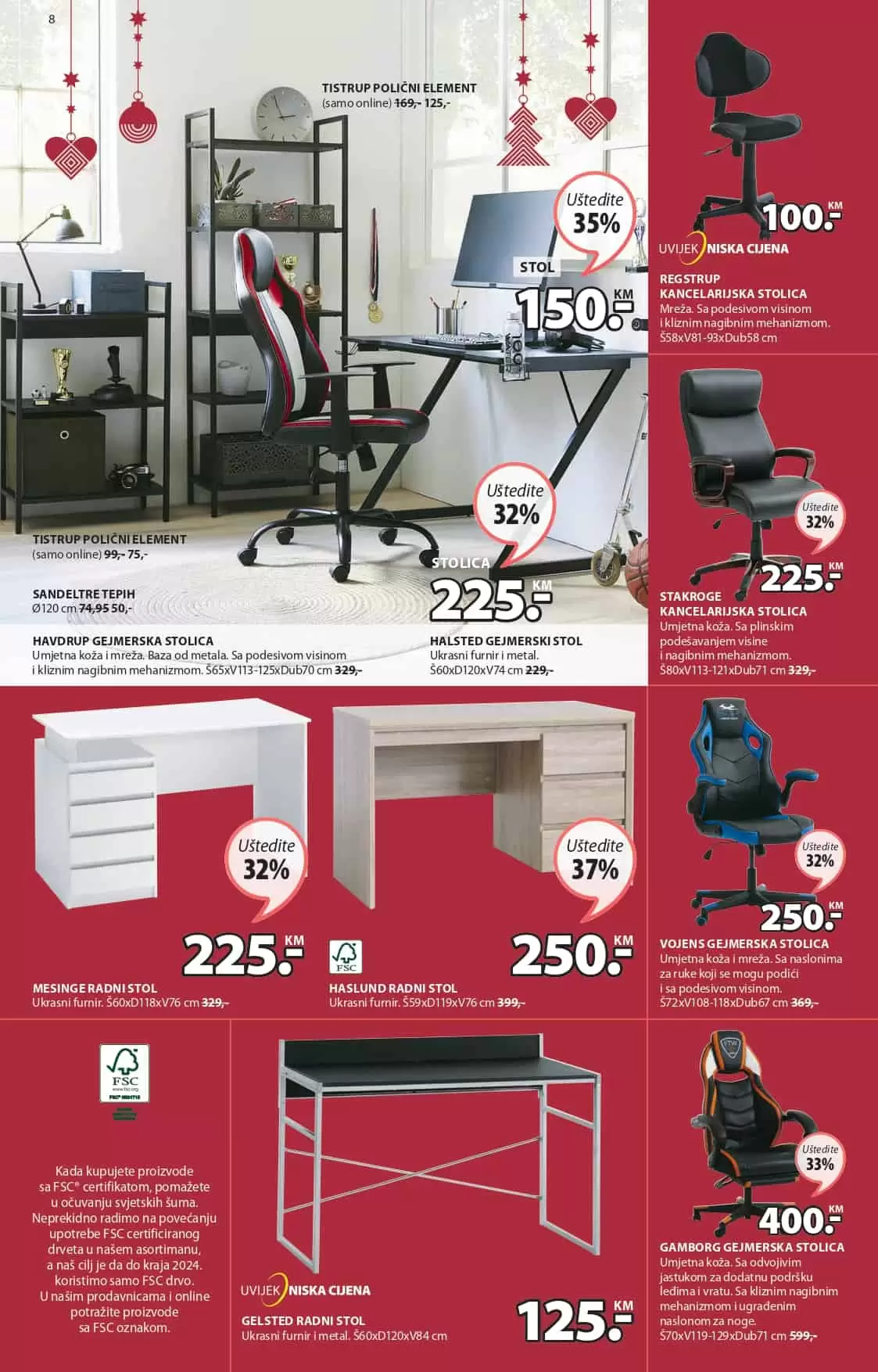 radni stol, sarajevo radni stol, cijena radni stol, akcija radni stol, akcije i katalozi, radni stol jysk