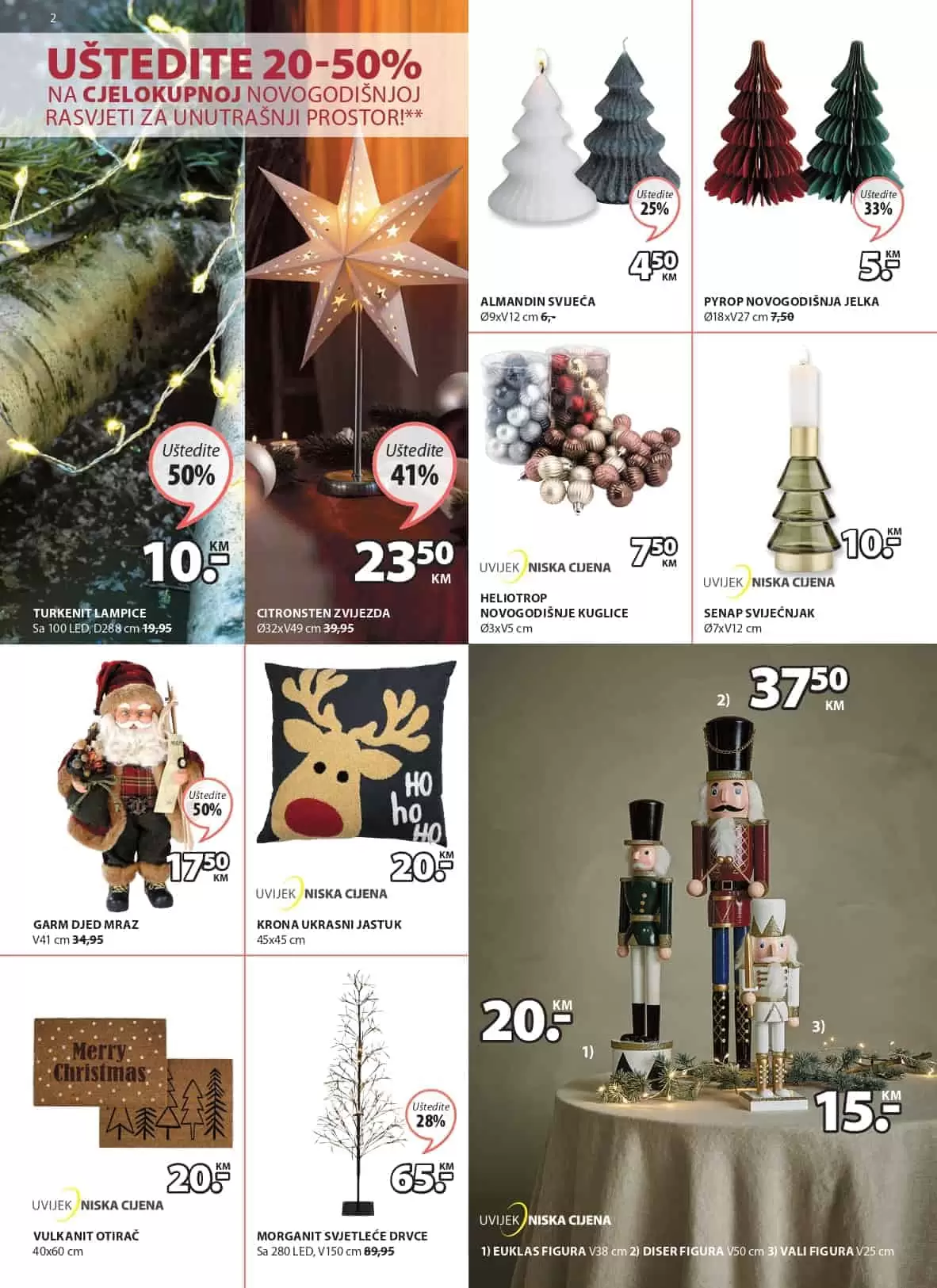 novogodisnju asortiman, servis za rucavanje za likom djeda mraza, novogodsinji servis sa rucavanje, tanjir praznicni