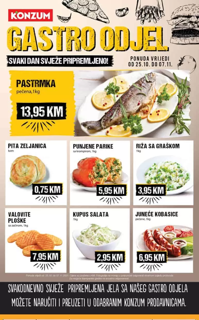 konzum katalog, konzum kataloska akcija, konzum snizenje. konzum popust. 