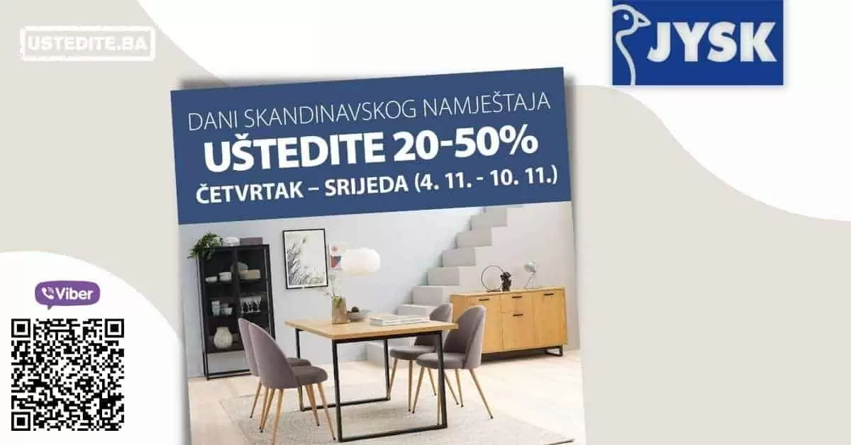 JYSK akcijski katalog. snizenje. popust. akcija. popusti. online kupovina. covid 19. korona virus.