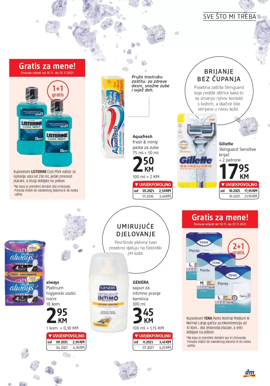 dm-akcijski-katalog cm cosmetic market. bingo. konzum. amko. 