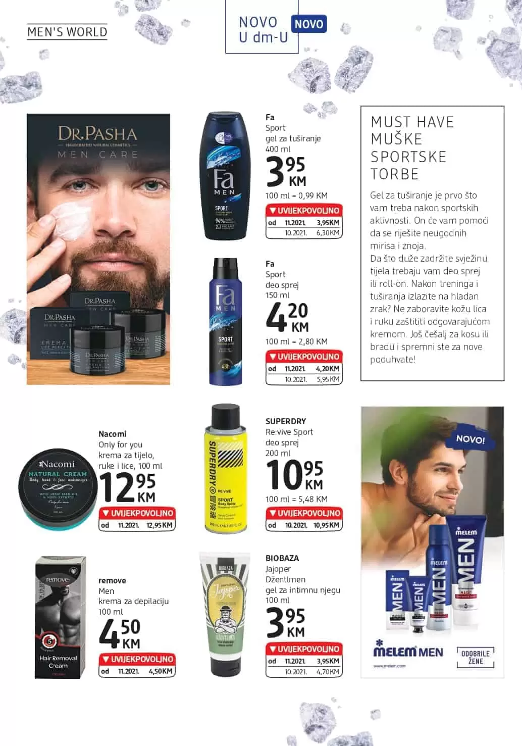 dm, dm drogerie markt, dm snizenje, dm akcija, dm popust, dm katalog, dm letak, dm kataloska akcija, dm akcijski katalog, snizeno u dm-u, muska njeg, njega z amuskarce, njega muskaraca