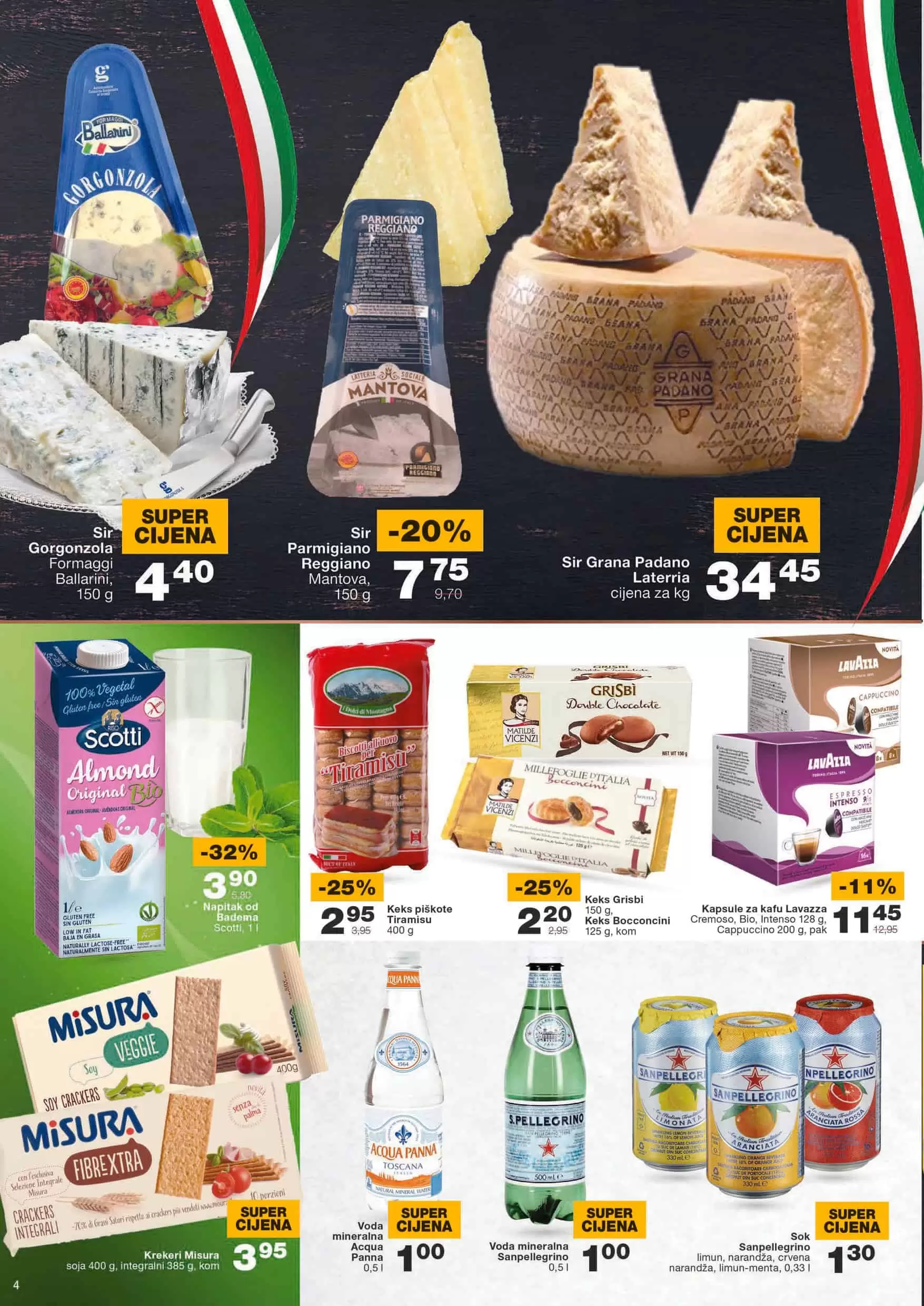 italijanska kuhinja, italijanski proizvodi,  proizvodi porijeklo italija, Mercator, Mercator snizenje, Mercator akcija, Mercator popust, Mercator katalog, Mercator letak, Mercator akcijski katalog, Mercator kataloska akcija, Mercator lozionicka, Mercator akcije i katalozi, katalozi u bih, akcije u bih