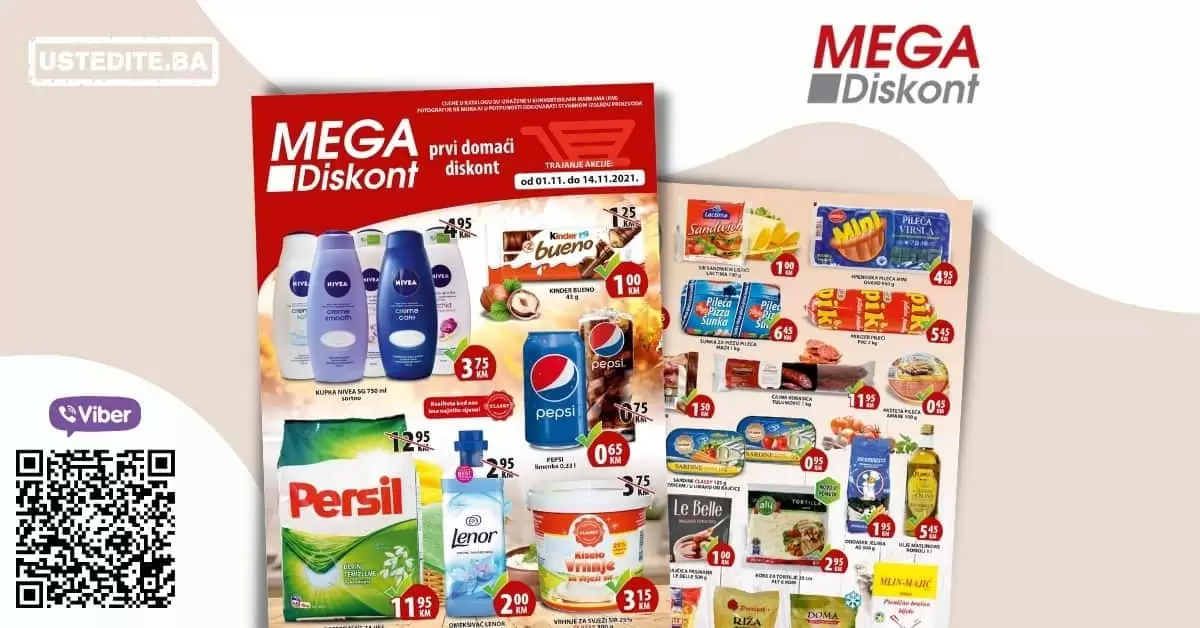 mega diskont super akcija. mega doskont snizenje. yimor super cijene. akcija. popusti. katalozi. najbolje cijene bez dilemea