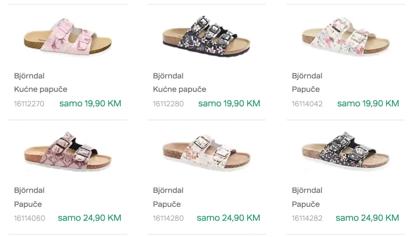 papuce sa anatomskim djonom, papuce, pokucnice, pape