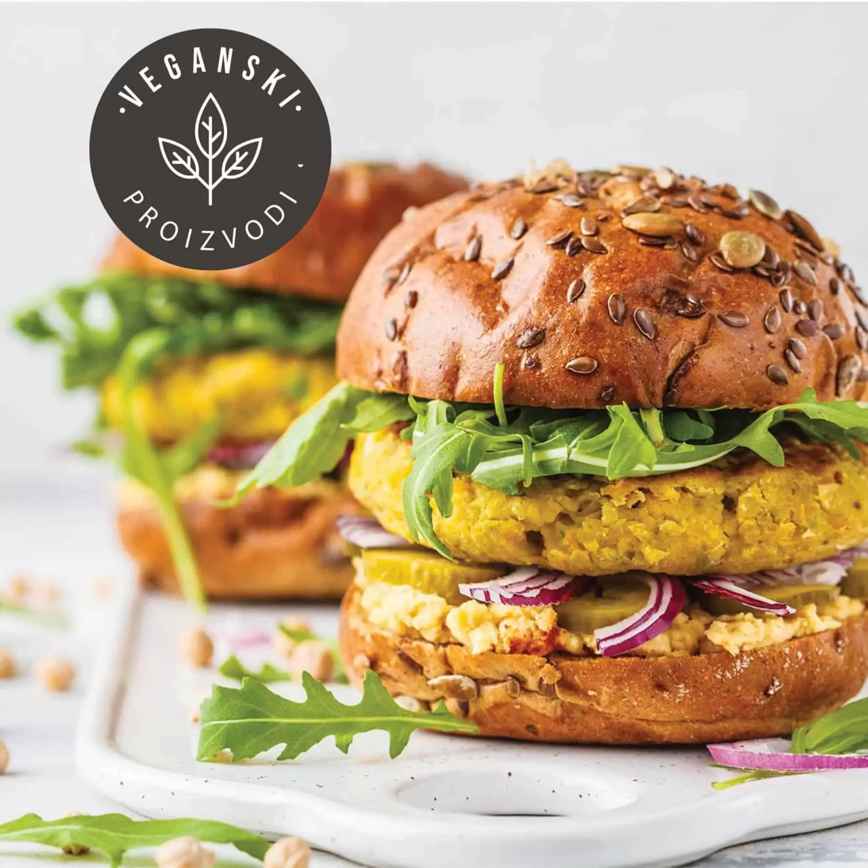 kakoa napraviti veganski burger, veganski burger.