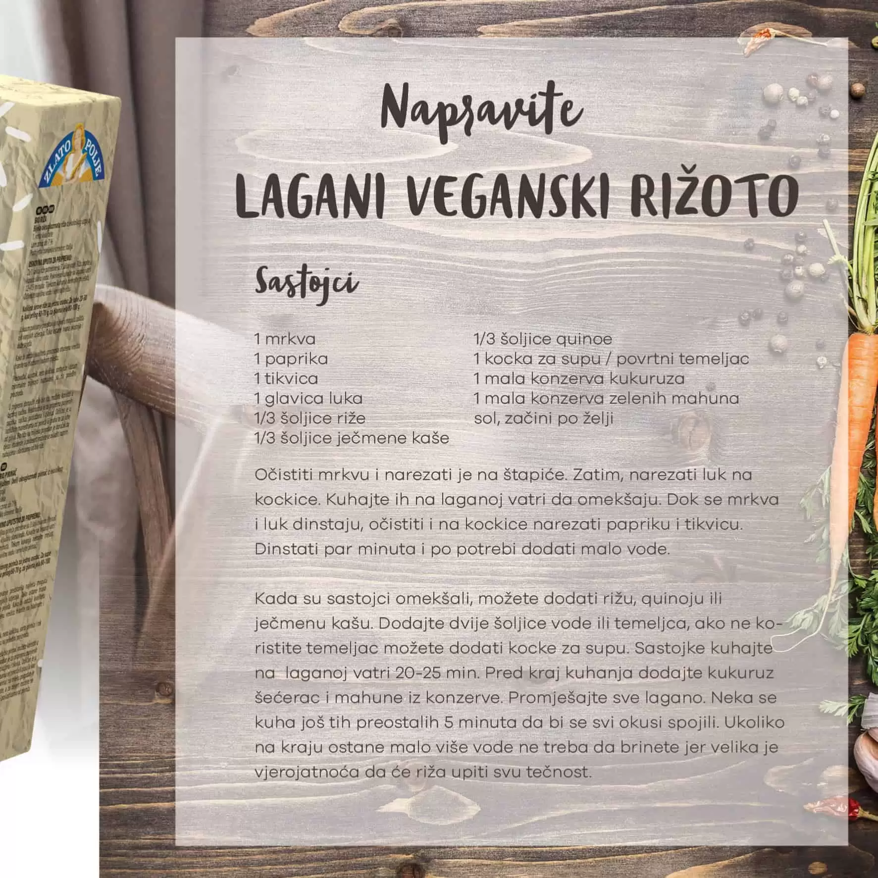 lagani veganski rizoto, lagani veganski rizoto cijena, lagani veganski rizoto akcija,