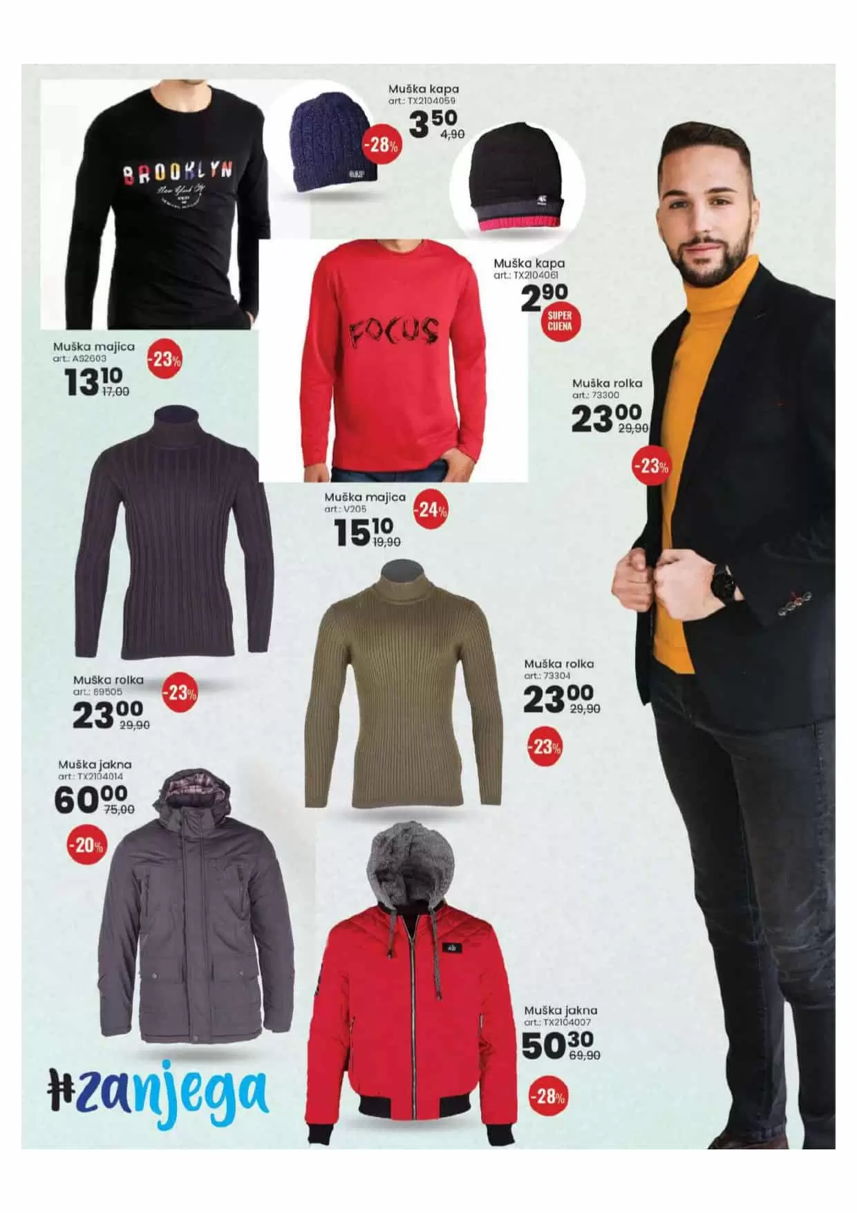 odjeca fis, fis snizenje odjece, fis tekstil, muska odjeca fis, dzemper muski, muski dzemper cijena