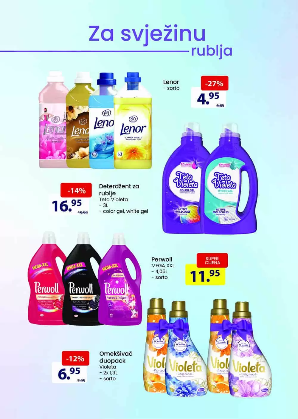 omeksivac, omeksivac lenor, plavi omeksivac, zuti lenor, perwoll, deterdzent za ves perwoll, tecni deterdzenr, perwoll tecni deterdzent cijena