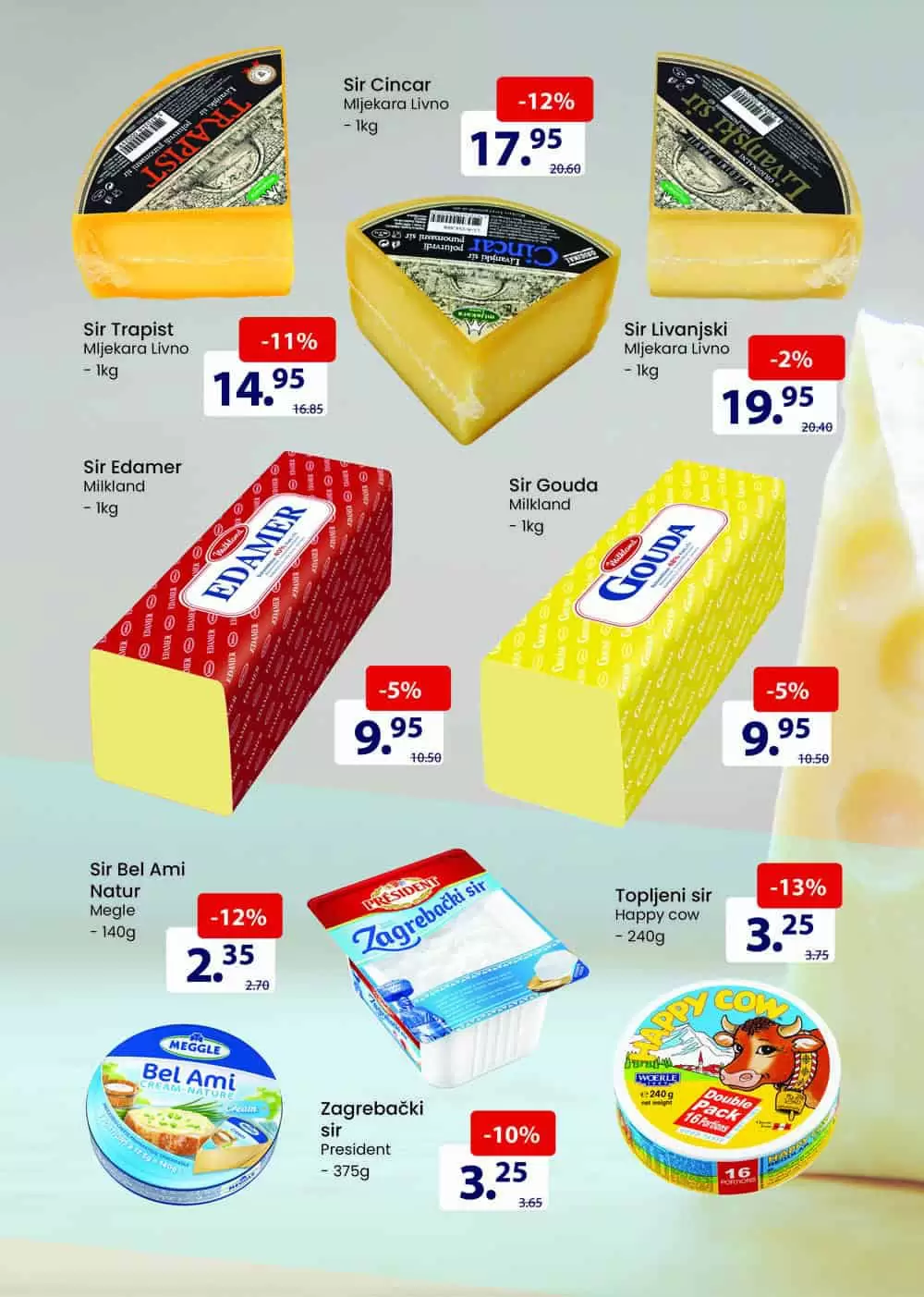 sirevi bingo, sirevi akcija, koji sir je najbolji, sir snizenje, suti sir, travnicki sir