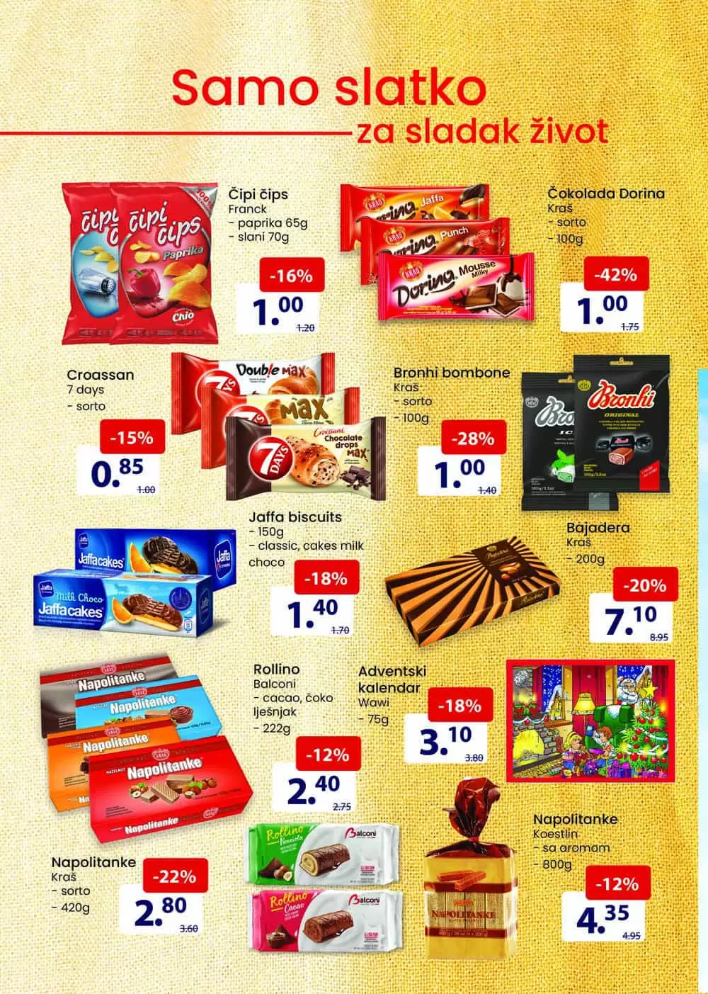 bajadera, bajadera cijena, bajadera akcija, bajadera popust, bajadera katalog,