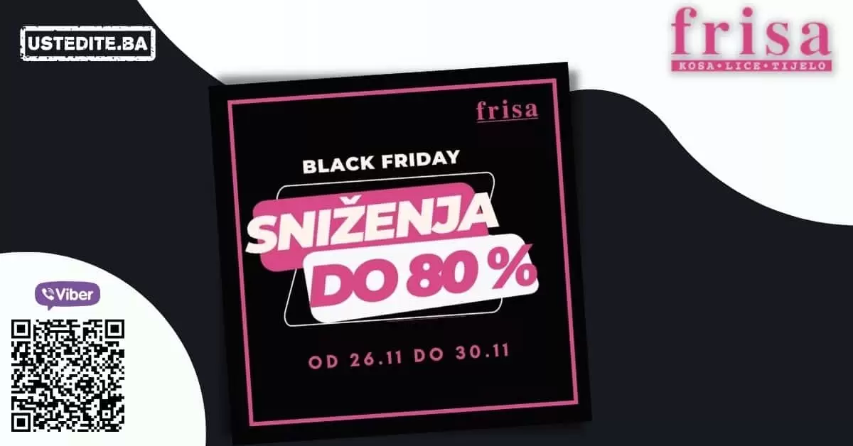 frisa, frisa snizenje, frisa popust, frisa black friday