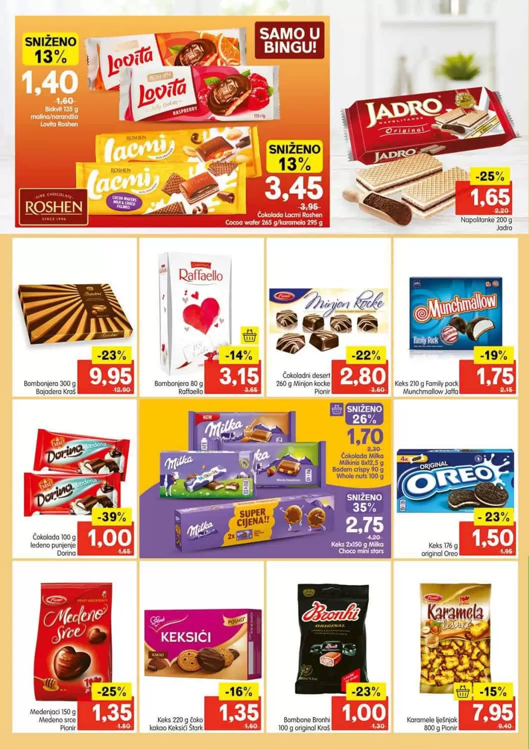milka cokolada, milka akcija, milka popust, milka bingo, milka cokolada cijena