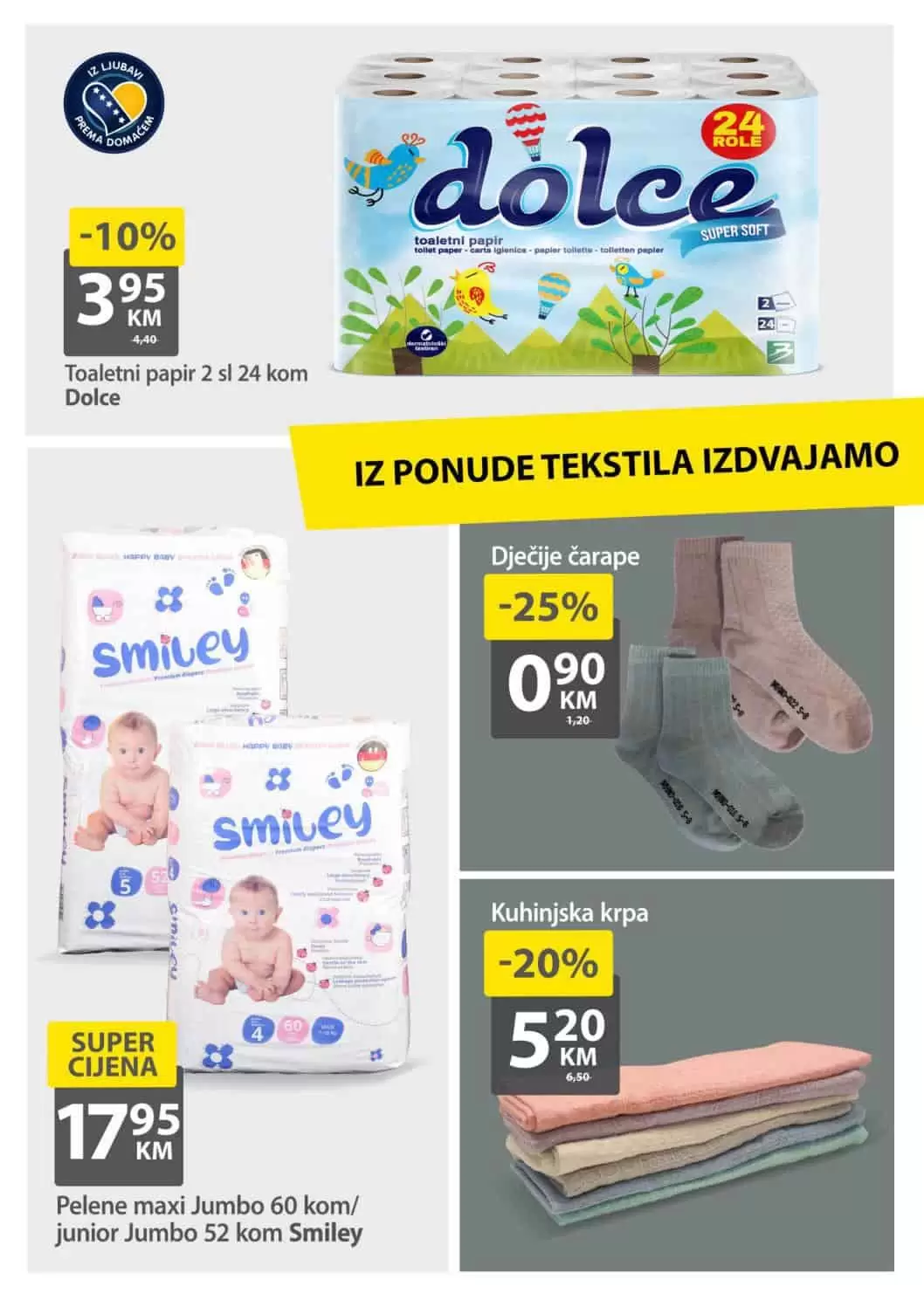 smiley, pelen za bebu smiley, smiley pelene cijena, smiley pelene akcije, smiley pelene