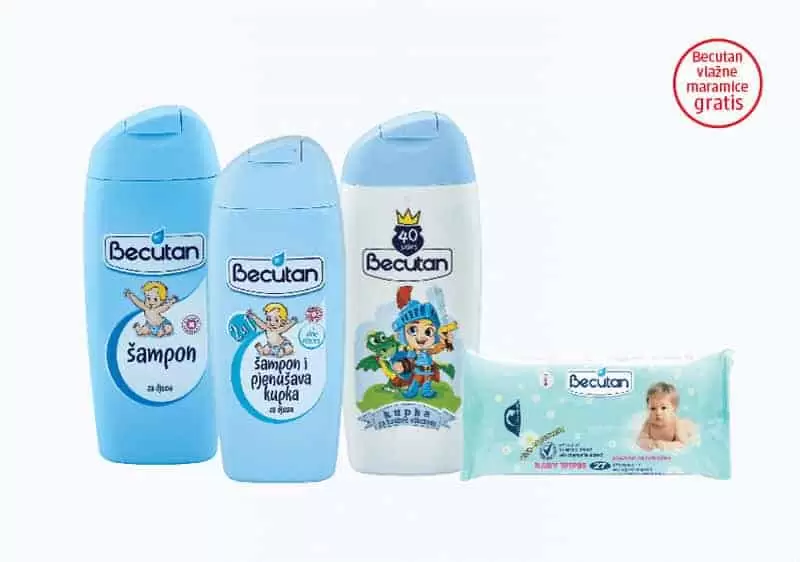 Becutan sampon, Becutan kupka, Becutan maramice, Becutan akcija, Becutan sampon cijena, sampon za bebe, koji smapon za bebe je najbolji