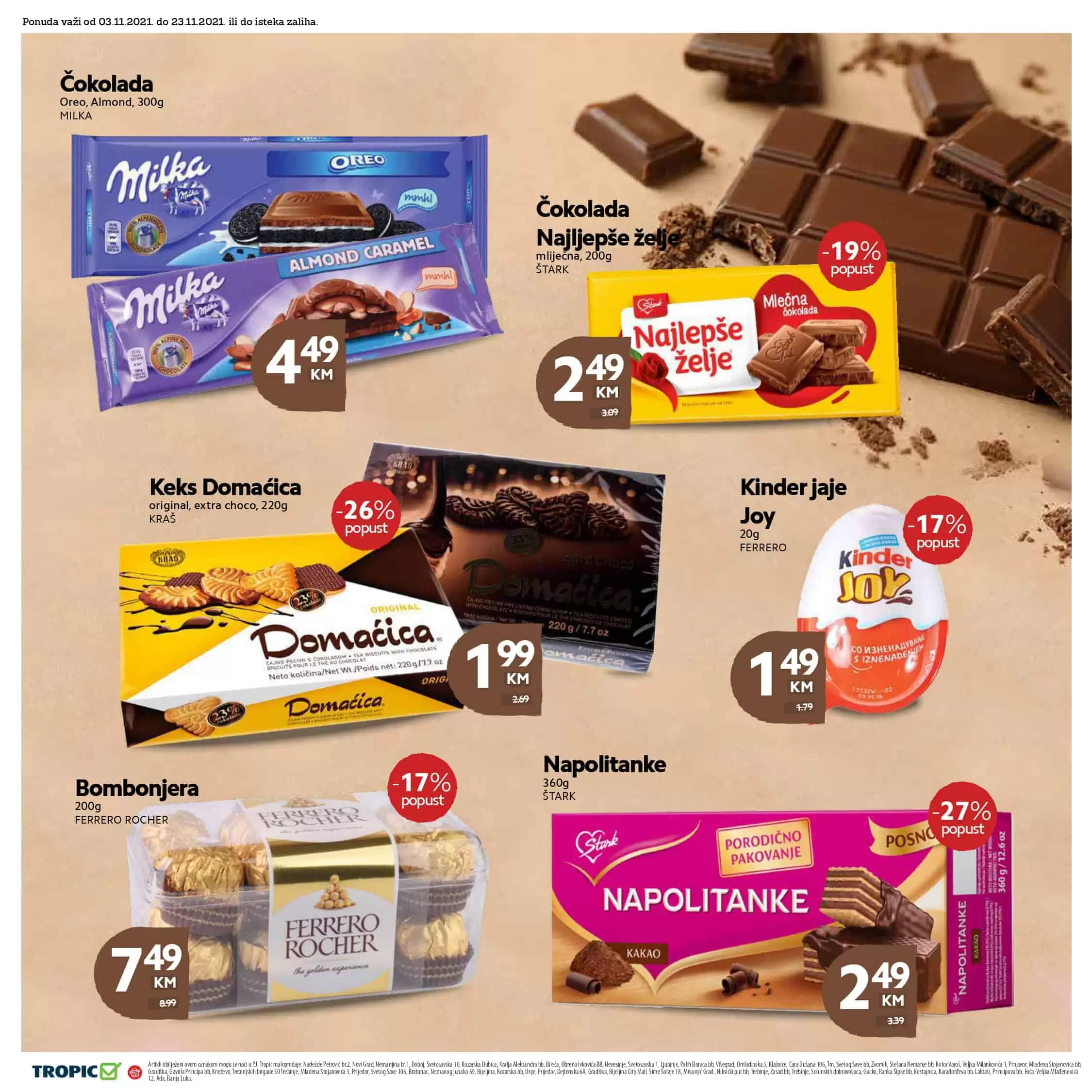 milka cokolada, milka akcija, milka popust, milka bingo, milka cokolada cijena 