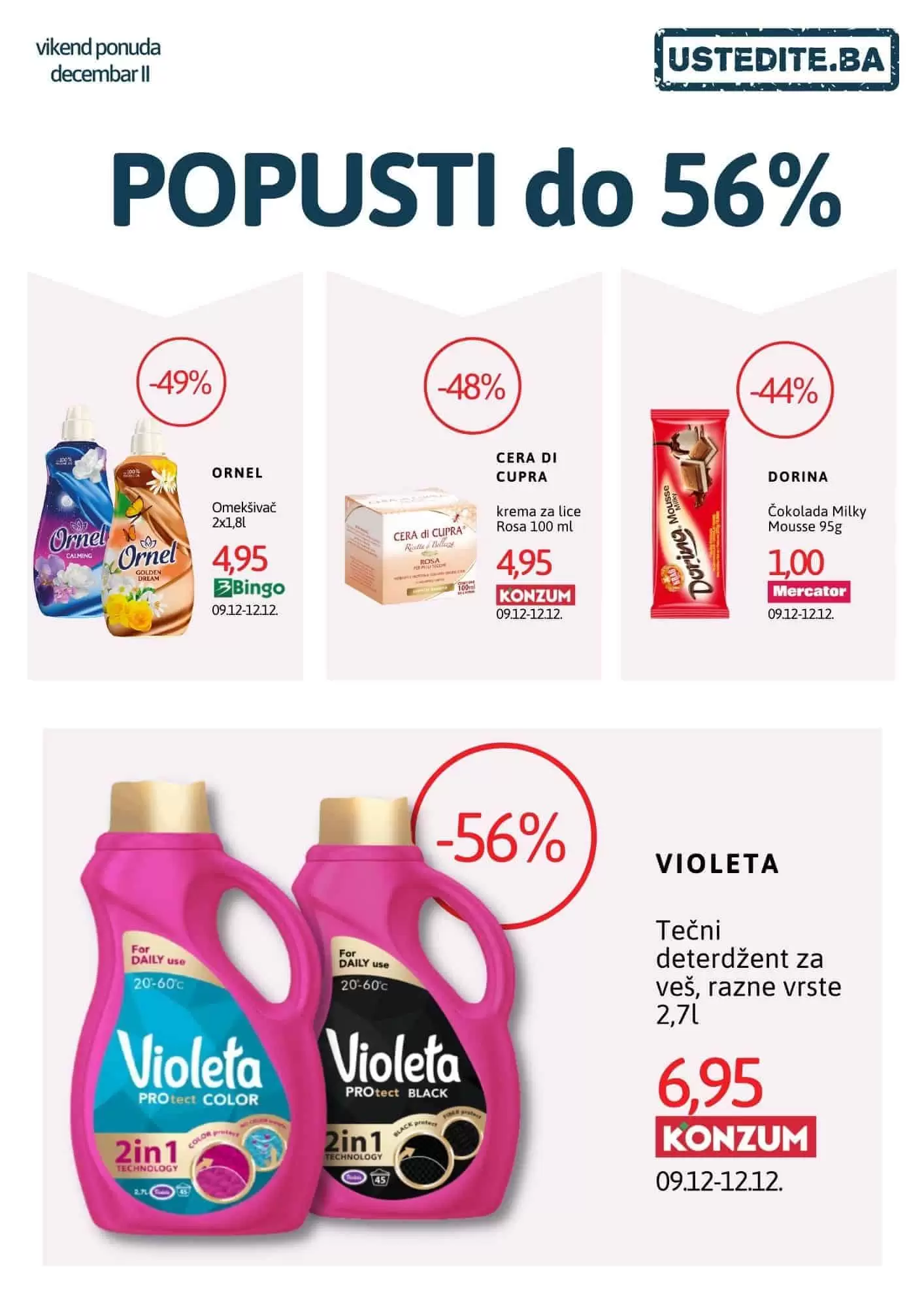 ustedite.ba, ustedi.ba, ustedite, ustedi, snizenje, akcija, snizenja, katalozi i akcije, akcije i katalozi bih, katalozi bih, sva snizenja na jednom mjestu