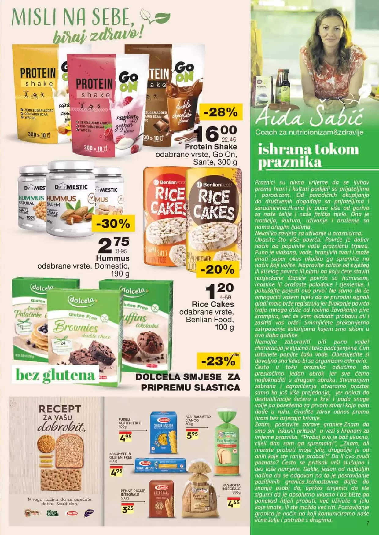 zdrava hrana, hrana bez glutena, Mercator, Mercator snizenje, Mercator akcija, Mercator popust, Mercator katalog, Mercator letak, Mercator akcijski katalog, Mercator kataloska akcija, Mercator lozionicka, Mercator akcije i katalozi, katalozi u bih, akcije u bih