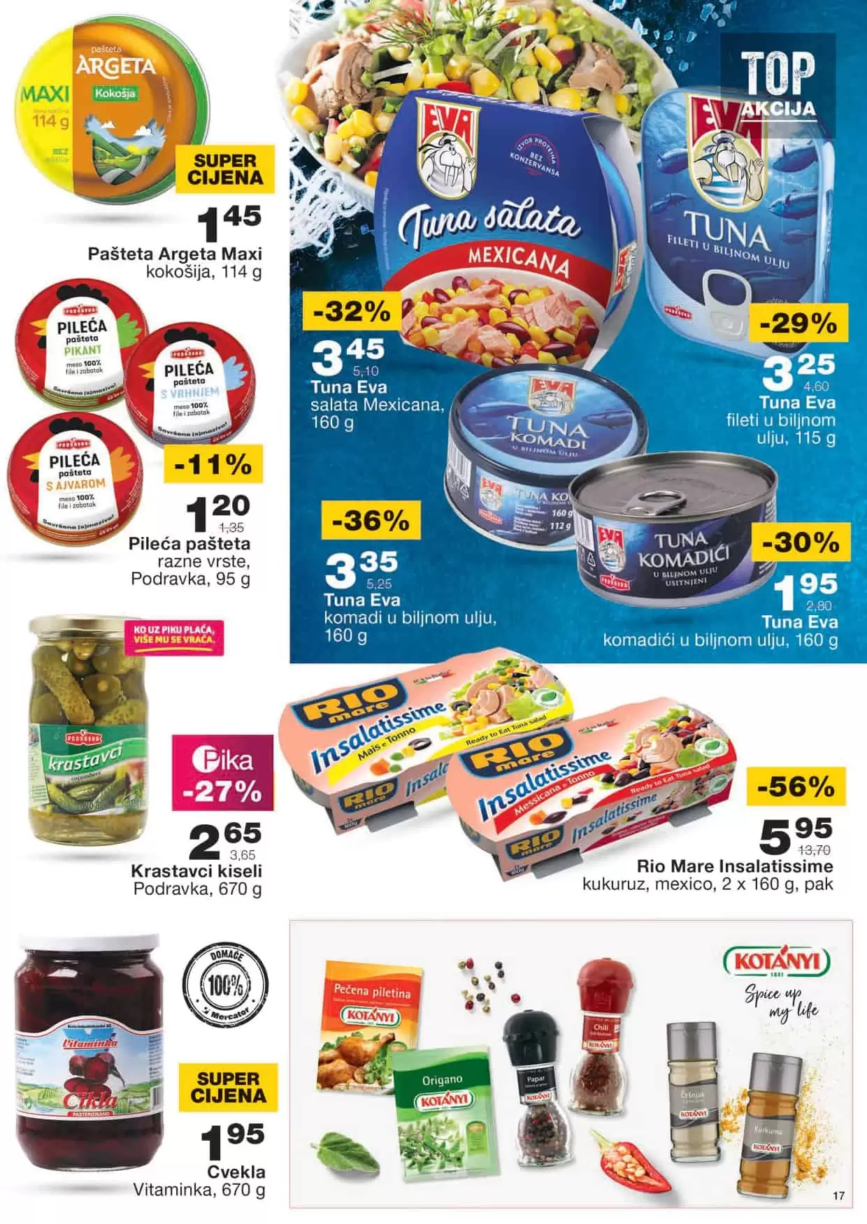 rio mare, rio mare cijena, rio mare akcija, Mercator, Mercator snizenje, Mercator akcija, Mercator popust, Mercator katalog, Mercator letak, Mercator akcijski katalog, Mercator kataloska akcija, Mercator lozionicka, Mercator akcije i katalozi, katalozi u bih, akcije u bih