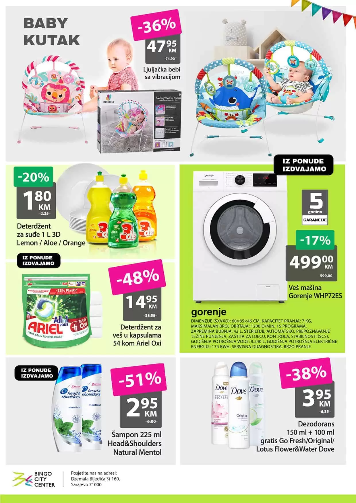 bingo city centar, bingo, bingo akcija, bingo popust, bingo katalog, bingo vikend akcija, bingo snizenje, katalozi i akcije, akcije bih, katalozi bih 