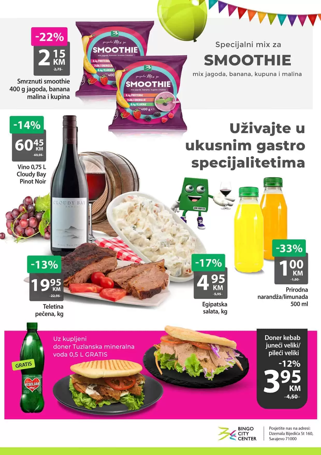 Bingo, Bingo katalog, Bingo akcija, Bingo snizenje, Bingo akcije i katalozi, Bingo vikend akcija, Bingo akcijski katalog, Bingo kataloska akcija, Bingo tuzla, Bingo sarajevo, Bingo zenica, Bingo mostar, Bingo Kralj dobrih cijena, bingo tekstil, bingo odjeca, bingo djecija odjeca, bingo obuca, bingo jelka, binho novogodisnji asortiman, bingo jelen, bingo lampice